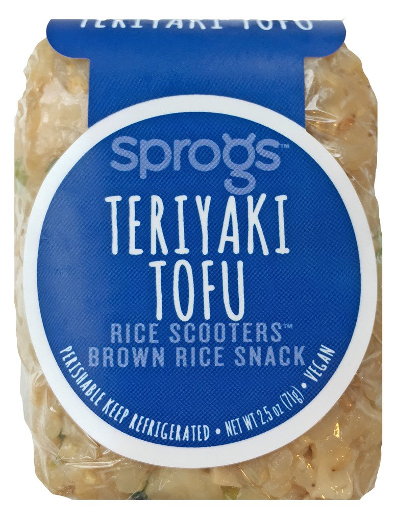 Sprogs Teriyaki Tofu Rice Scooters, 4Pack