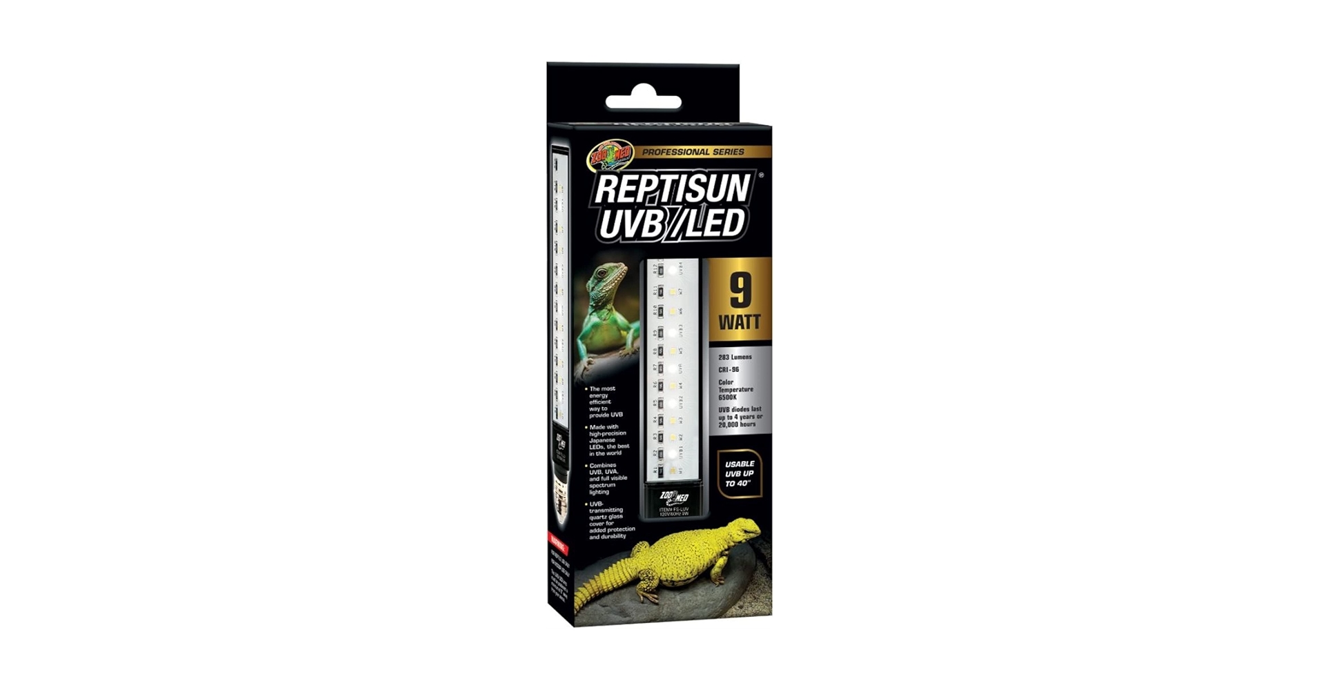 UVランプ REPTISUN UVB LED 9W Zoo Med Reptisun UVB/LED | LED Lighting | Pangea Reptile