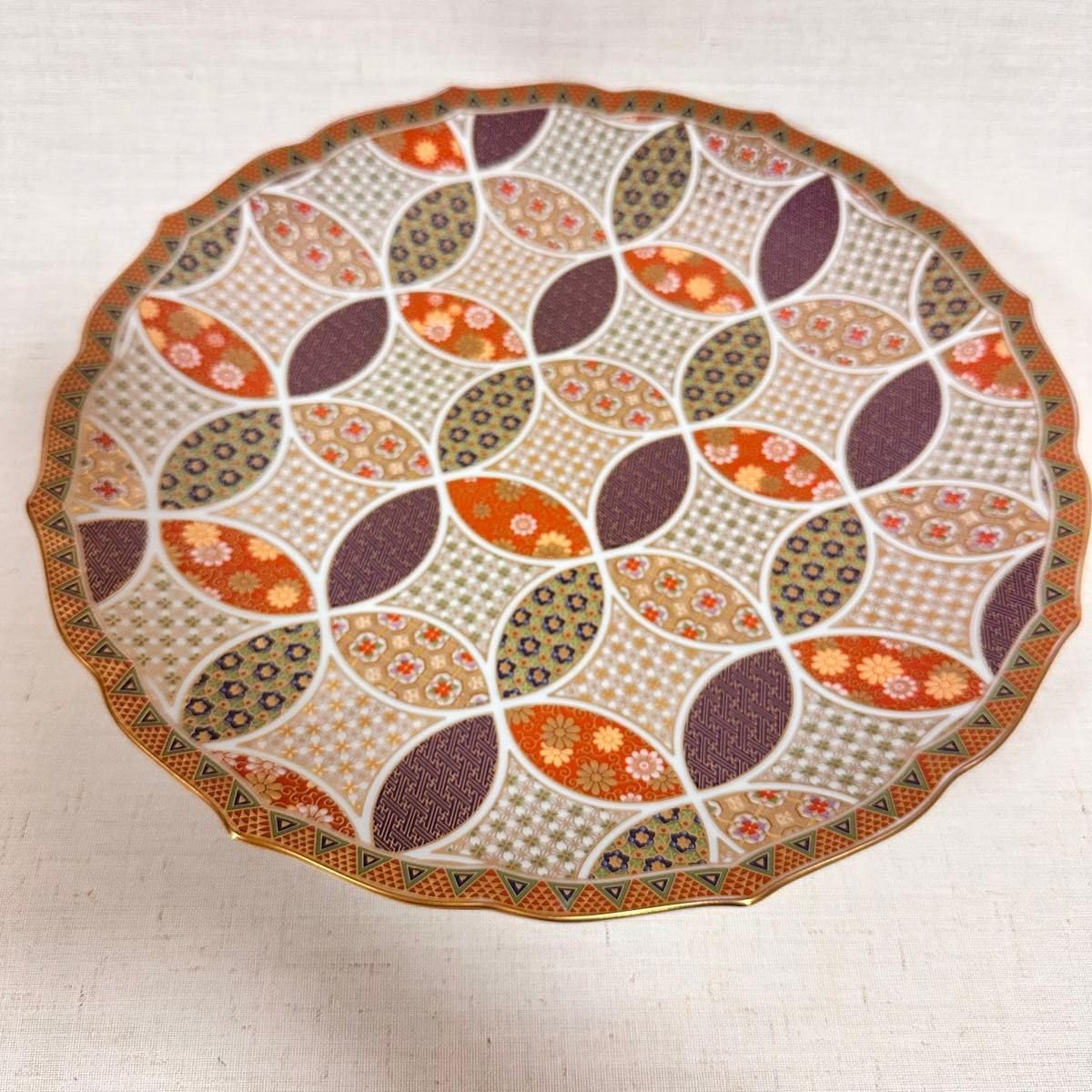 京焼 清水焼 白釉 千鳥形皿 4皿セット (17cm×14cm)