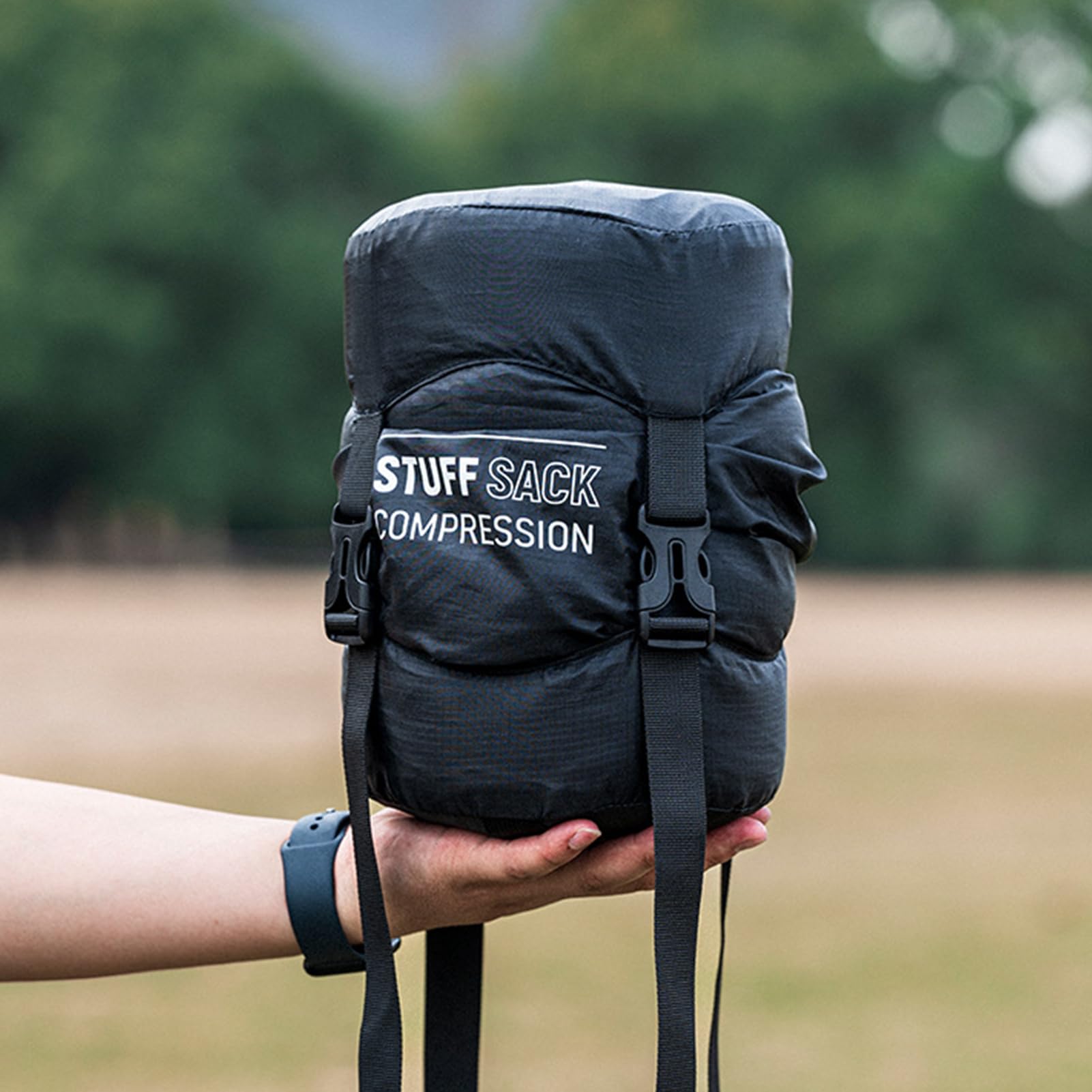 Worek kompresyjny do śpiwora,Worek kompresyjny do śpiwora sprzęt outdoorowy | Podróżne torby kompresyjne do przechowywania Artykuły turystyczne Kemping Piesze wycieczki Z plec