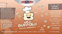 Vista 4 de Palomitas de maíz sabor a búfalo silvestre de 8 onzas Comida Kosher para restaurantes y cocineros caseros Sin MSG ni rellenos Ideal