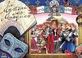 French Murder Mystery Game: Le Mystere des Masques (A5)