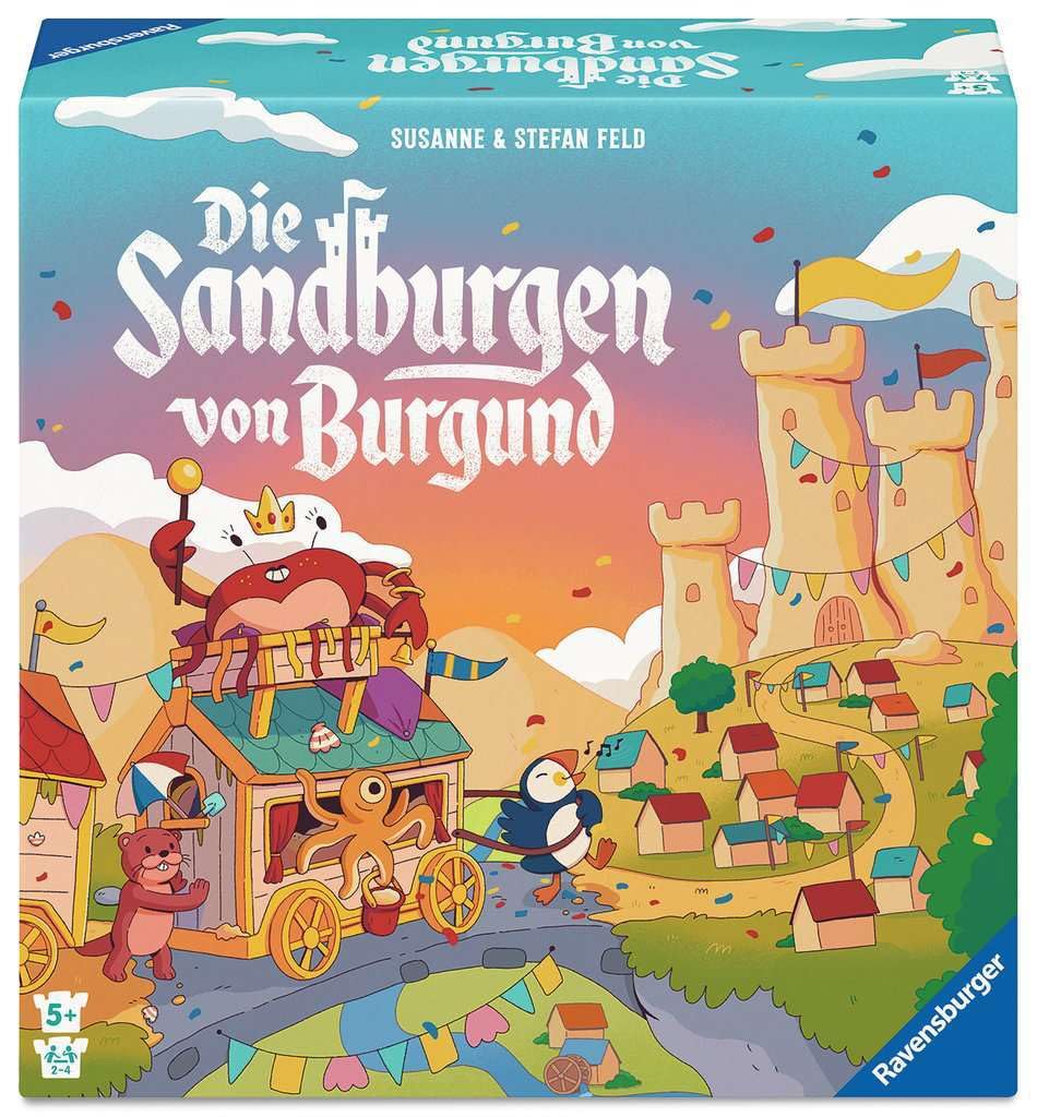 Ravensburger 24687 The Sandcastles of Burgundy – Children's Game from 5 Years for 2-4 People