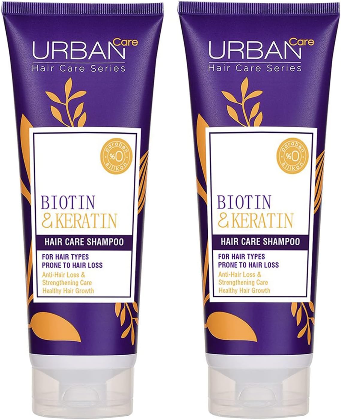 Urban Care Biotin & Keratin Anti-Hairloss Restructures & Repairs Shampoo, 250ml Duo