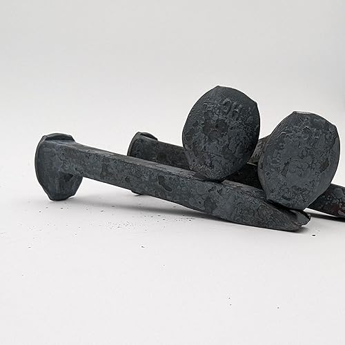 Miniatura 5 de Estacas para ferrocarril, sin usar, acero de alto carbono, 516 "x 6", forja de cuchillos, manualidades, decoraciones o estacas para exteriores