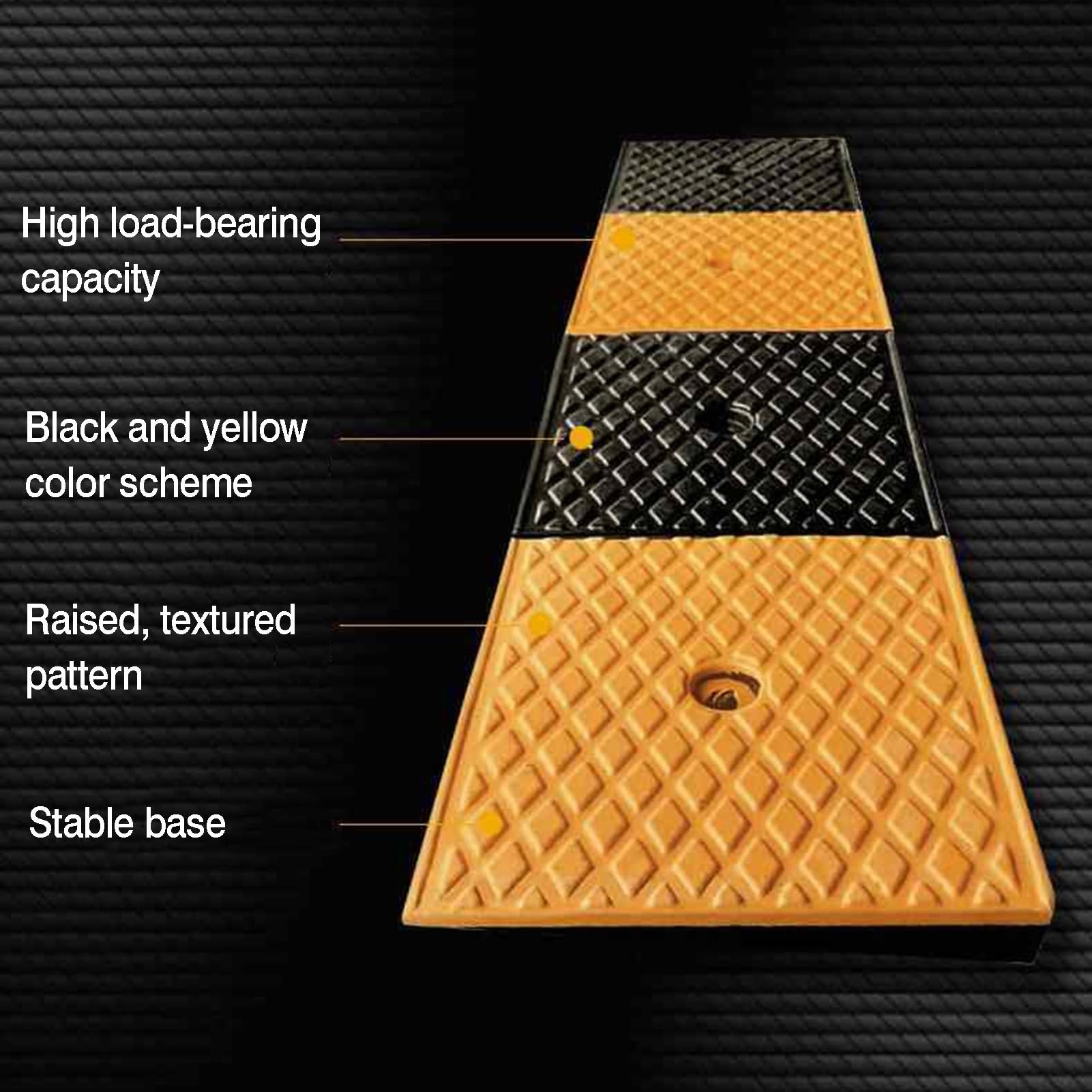 Rampas de umbral for Puertas, rampa portátil, Alfombrilla for escalón | 100x15x4cm