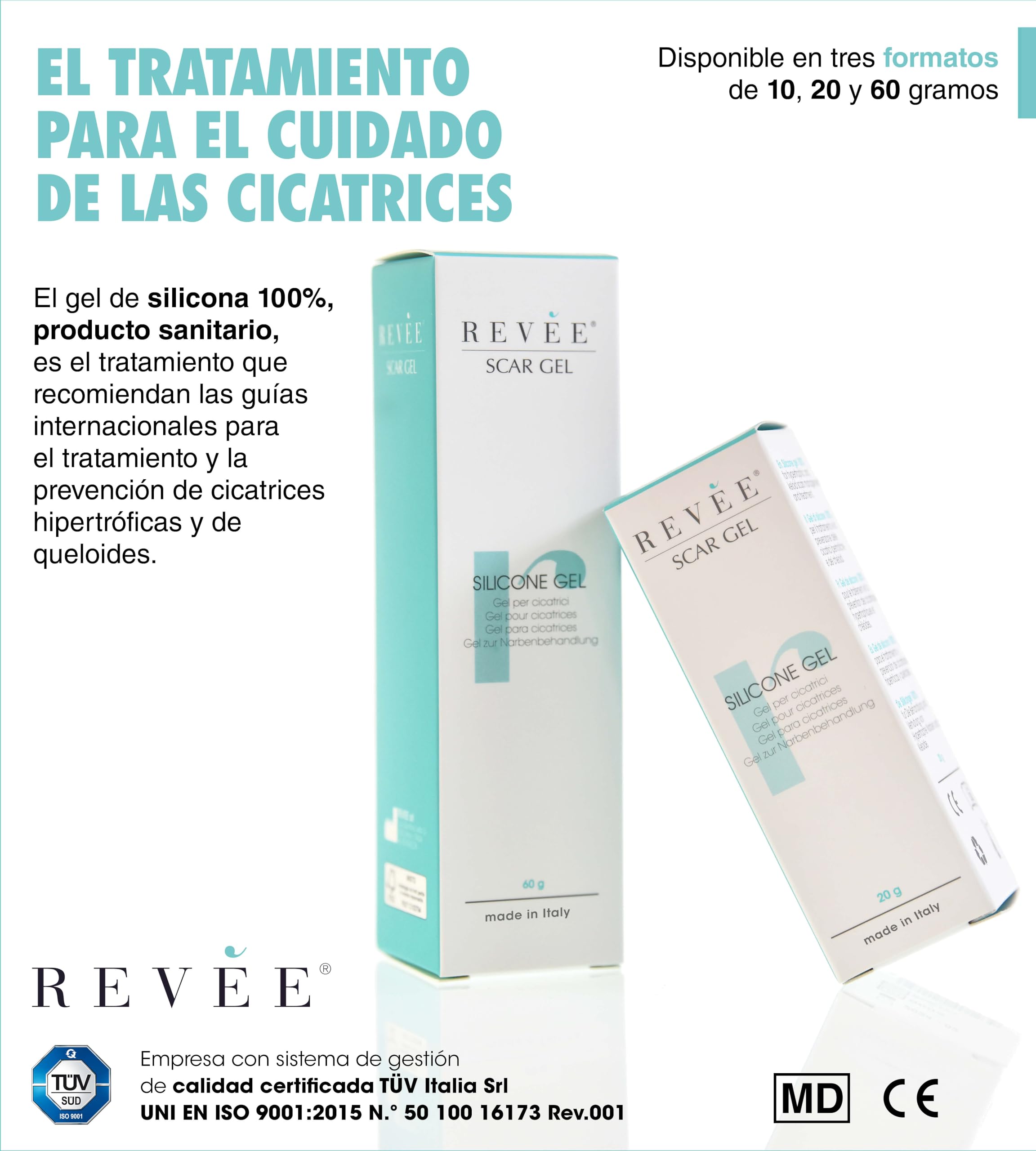 Revée Scar Gel - Reducción de cicatrices - 20 Gr