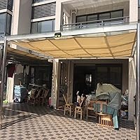 Vista 7 de Toldo rectangular beige para toldo de tela para patio al aire libre, refugio de tela, protección UV, 3.3 x 32.8/9.8 x 9.8/26 x 42.6 pies, malla