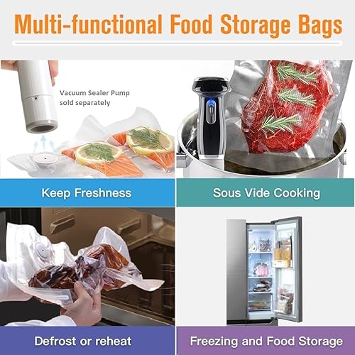 Miniatura 7 de Bolsas selladoras al vacío 20 piezas (5 tamaños)