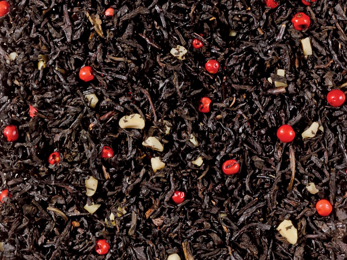 1kg - schwarzer Tee - SÜSSES MARZIPAN - aromatisierte Schwarztee-Mischung