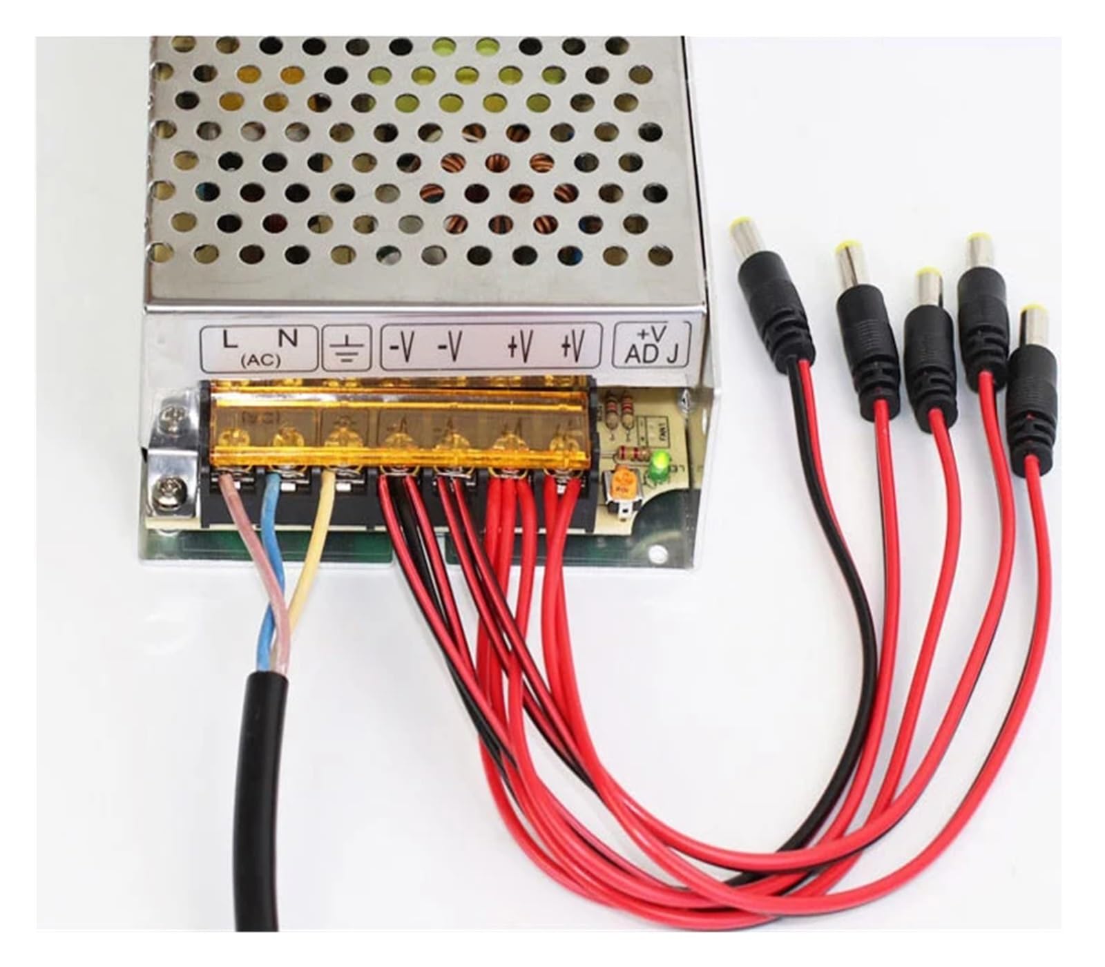 Uniwersalny Regulowany Zasilacz Impulsowy DC 5 V- 60 V 300 W 350 W 360 W 600 W Transformator Źródłowy AC Do DC Wszechstronny i wydajny(DC12V 30A 360W)