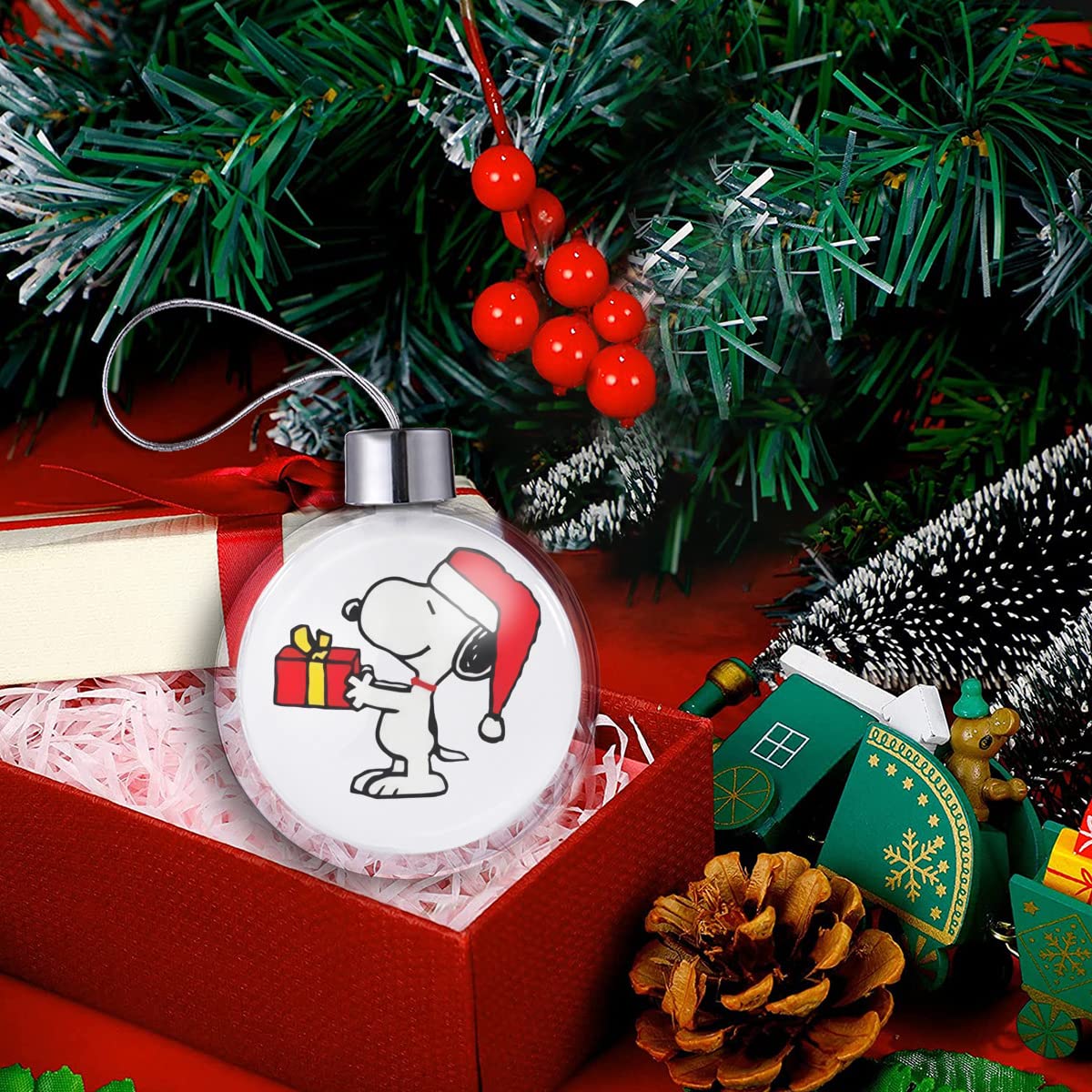 Amazon.co.jp: ピーナッツ スヌーピー クリスマスオーナメント 