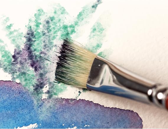 Creative Mark 800AF Foliage Angular Watercolor Brush Set of 4