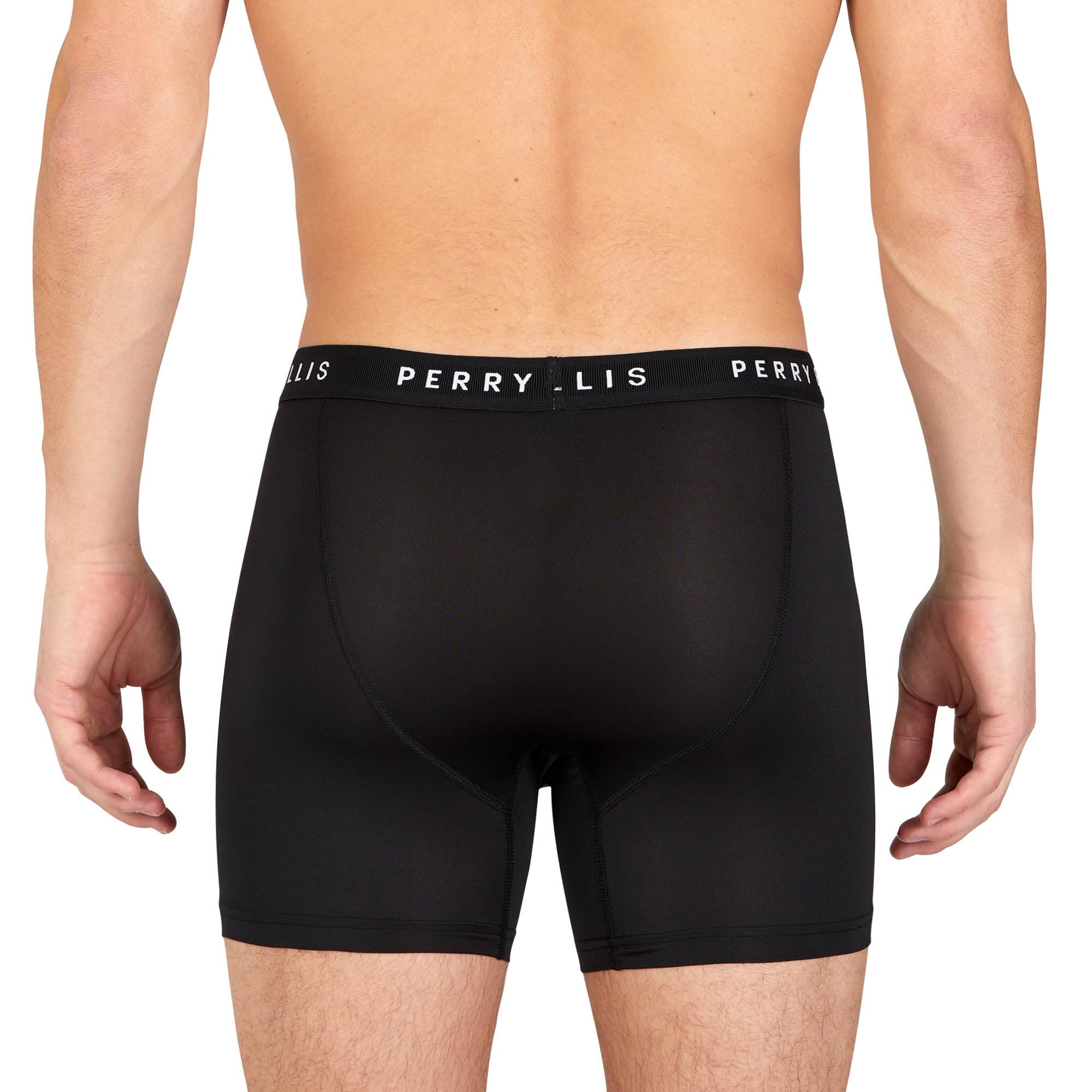Perry Ellis 6-Pack Microfiber Boxer Briefs Soft Stretch Fabric with Supportive Fit Boxer Corti Uomo