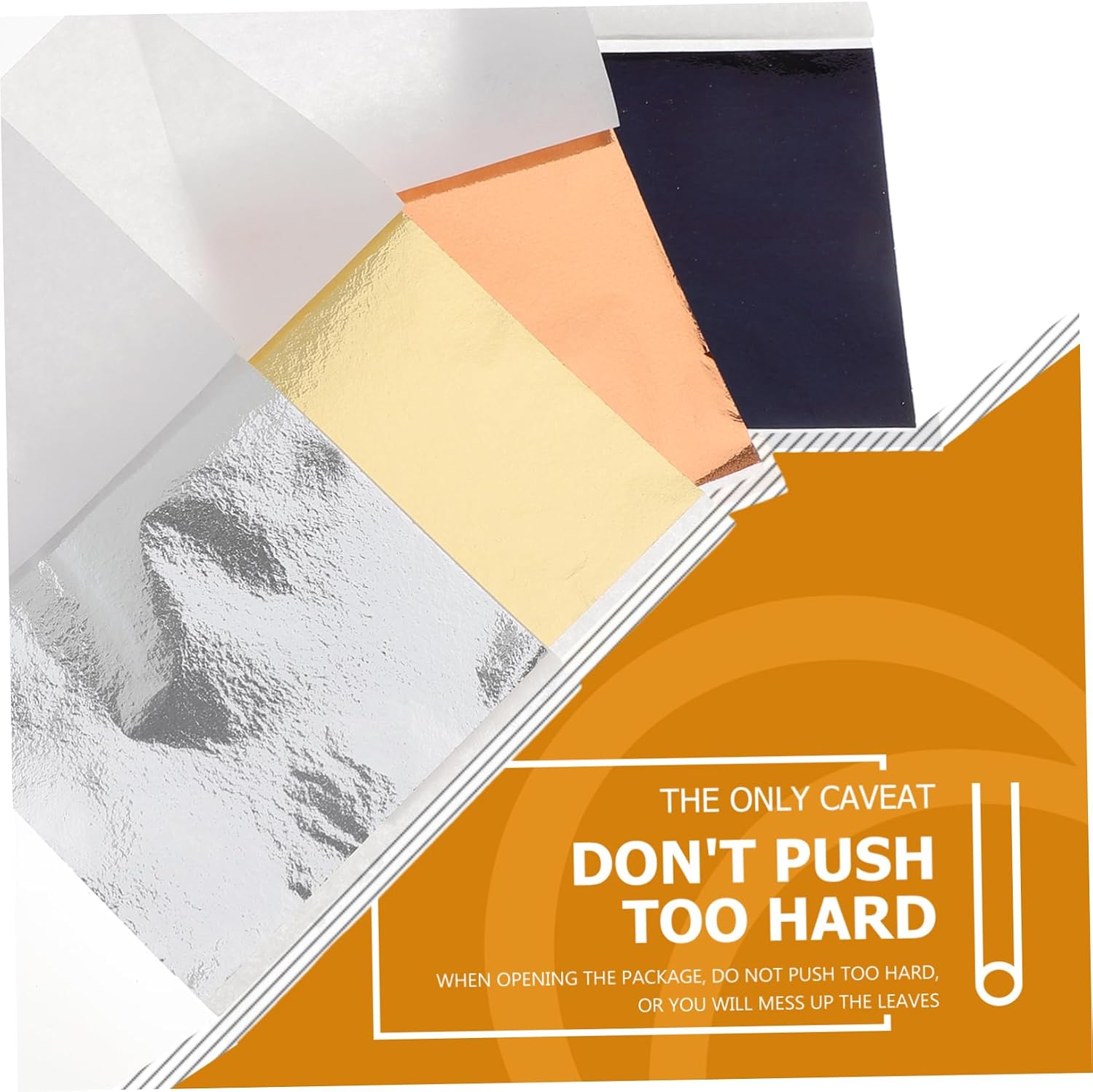 Imitation Gold Foil Paper for Picture Framing 400 Sheets Craft