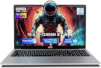 Vista 10 de NIMO Laptop FHD-IPS de 15.6" Intel 8 núcleos i5-12450H (hasta 4.4 GHz, Beat i7-11800H), 8 GB de RAM 256 GB SSD 100 W PD Type-C huella dactilar, 2