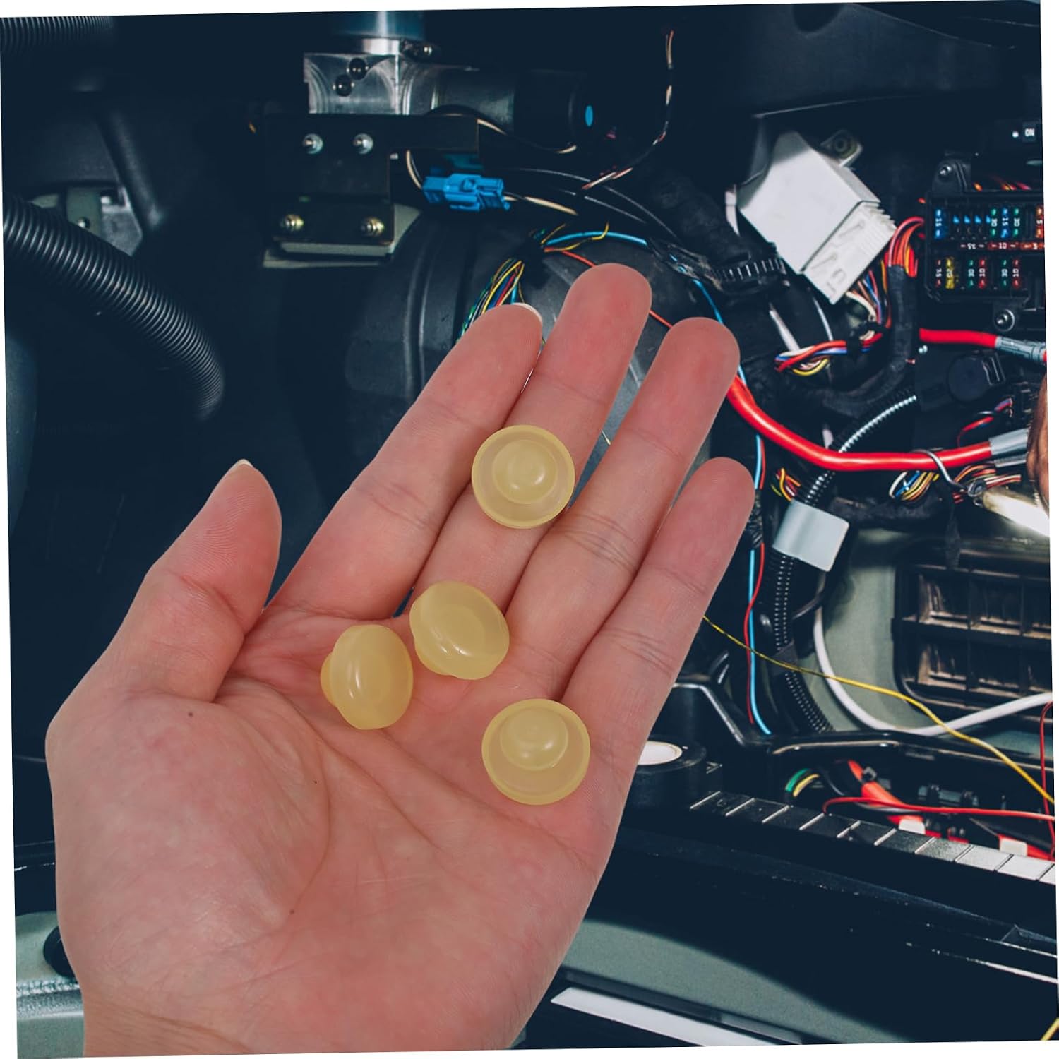 10pcs Fit Brake Pedal Stop Pad Replacement Pad for Auto Parts Enhance Braking Efficiency