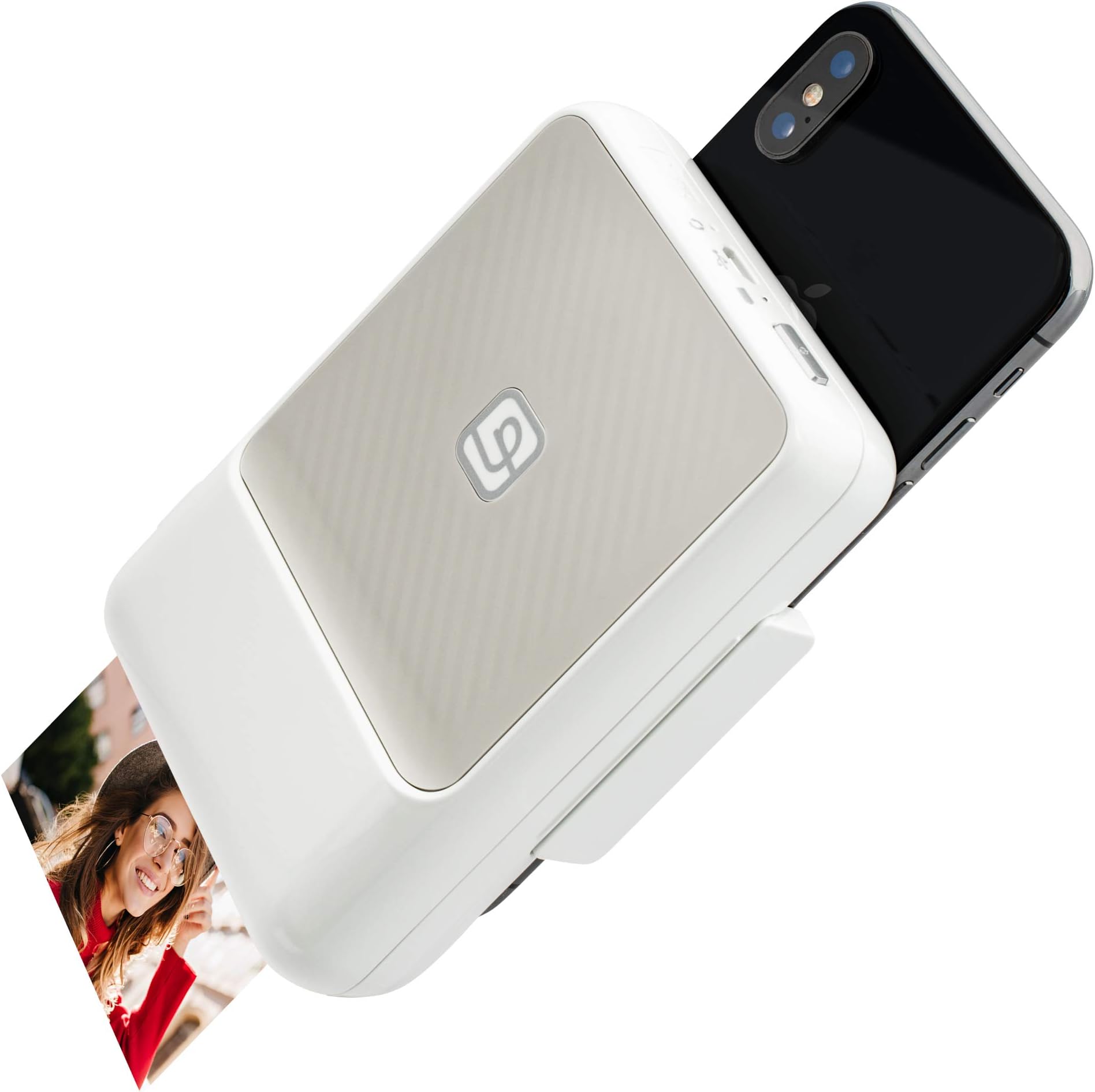 Lifeprint LP003-1 Instant Printer - Bluetooth Printer, Turn Your Smartphone Into an Instant camera, Android Compatibility - White, 2x3