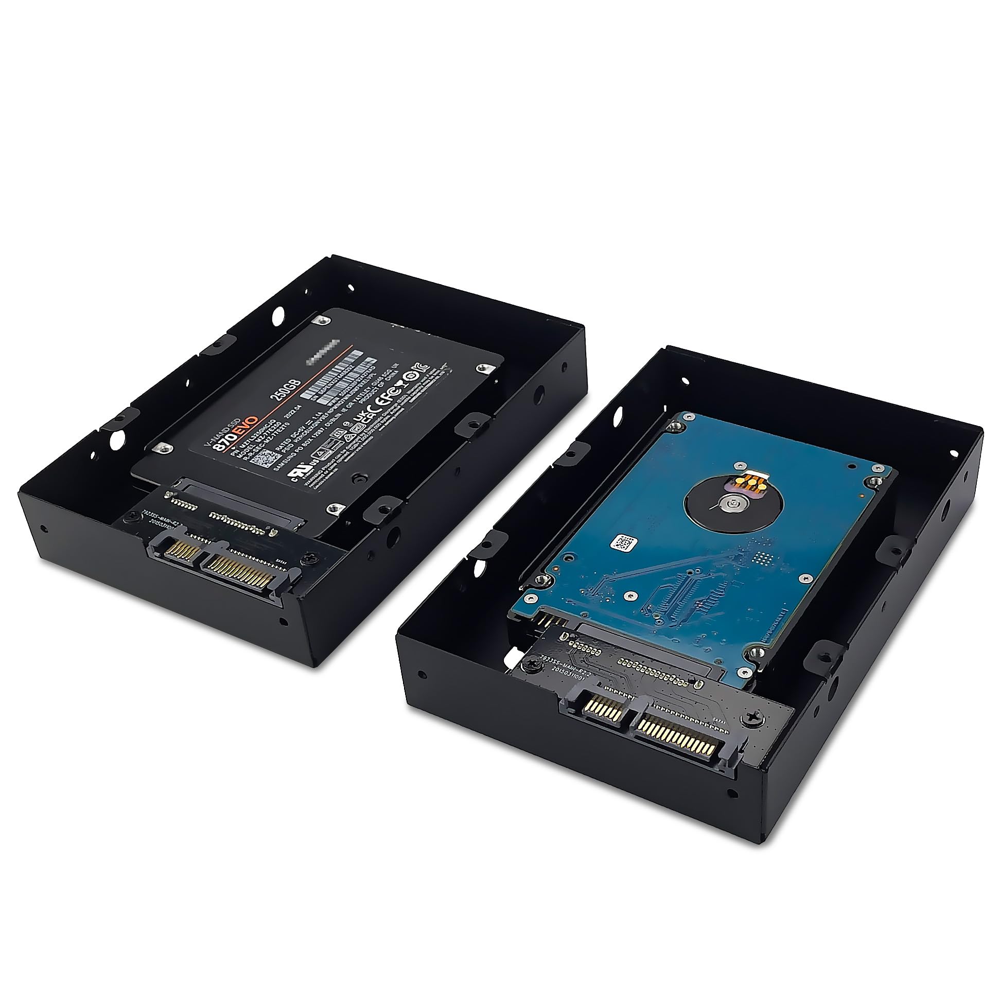 Einbaurahmen für 2,5 SSDs/HDDs für QB Serie - 4 Stück Set - FANTEC GmbH