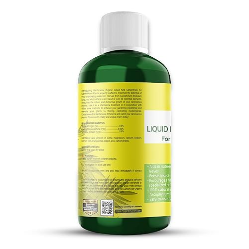 Vista 285 de Fertilizante orgánico prémium de anturio de algas marinas – Alimento líquido para plantas de algas marinas – Potenciador de suelo rico en nutrientes