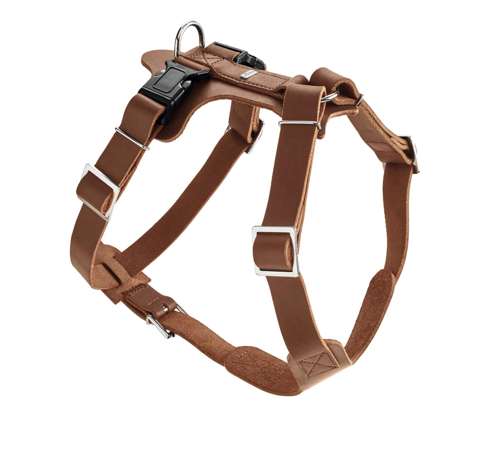HUNTER Y-Harness Aalborg, S 67334 Soft genuine cow leather, cognac
