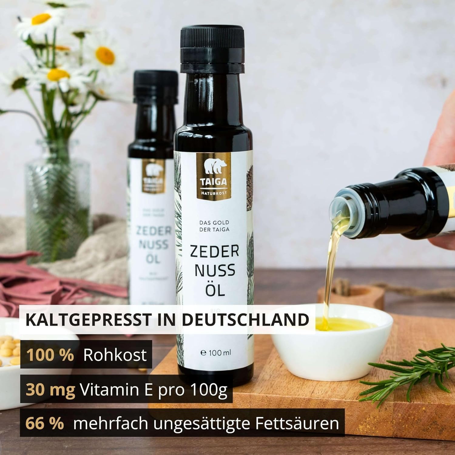 STARTER SET + Zedernüsse 70g + Zedernussmus + Zedernussöl