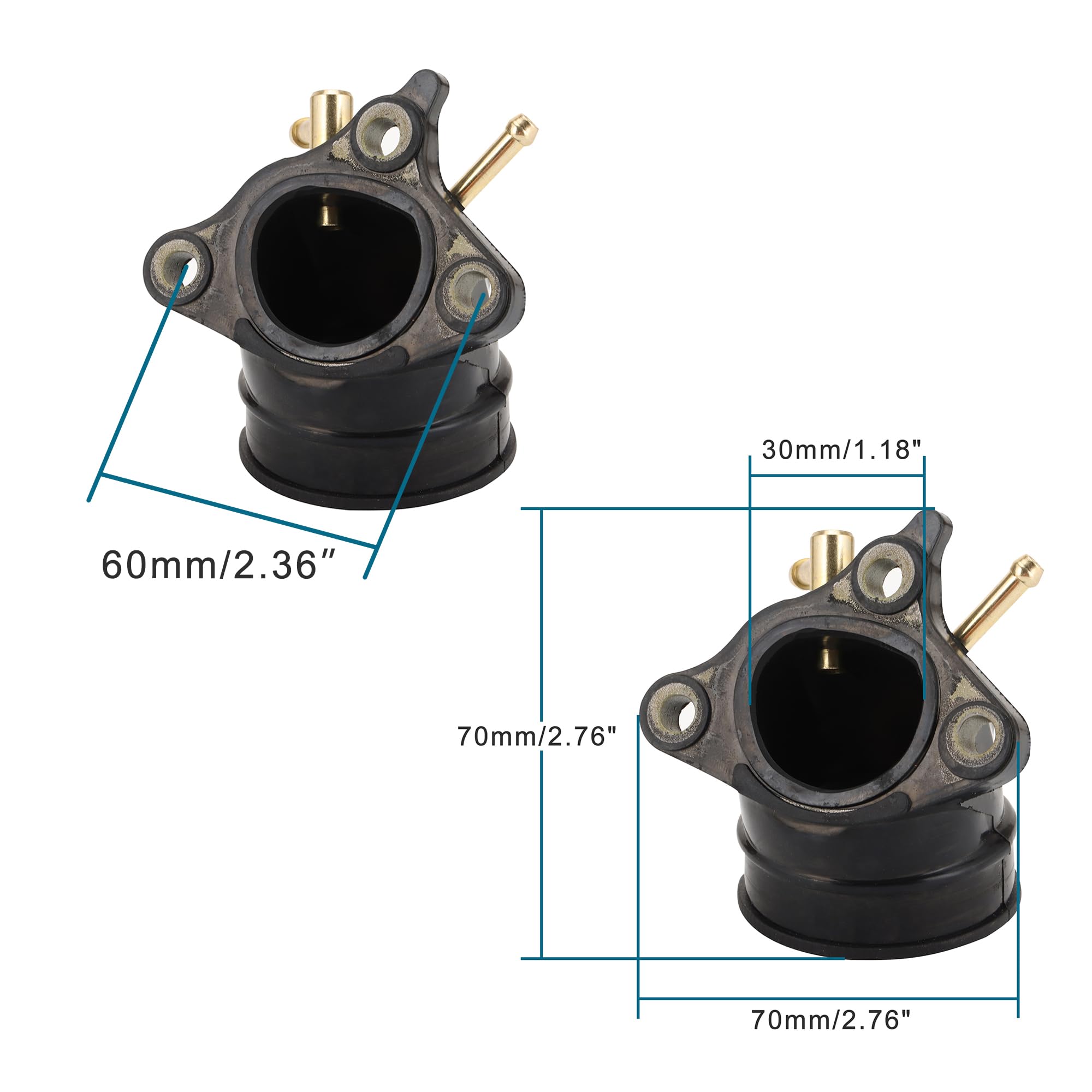 GOOFIT Tubo De Admisión Reemplazar para Vespa GT GTL GTS GTV 125cc-200cc Piaggio Beverly X8 X9 XE