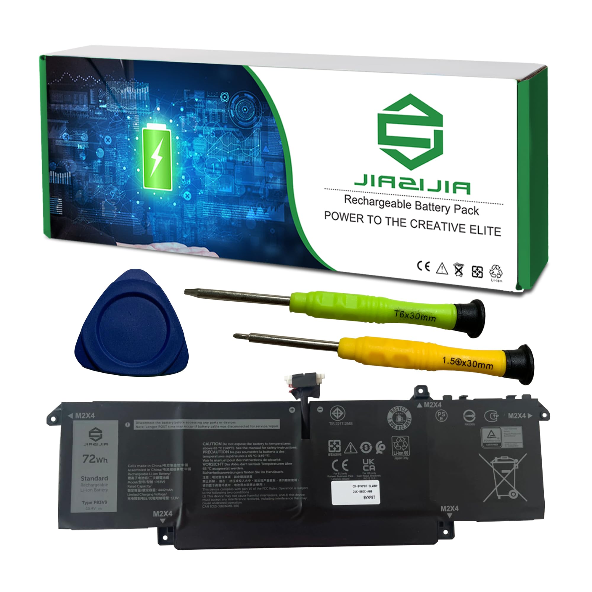 Amazon.com: JIAZIJIA P83V9 Laptop Battery Replacement for Dell