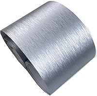 Vista 6 de TOOLDECO Calcomanías de metal de imitación cepilladas, autoadhesivas, bordes de pared, marco de puerta, marco de ventana, decoración de marco