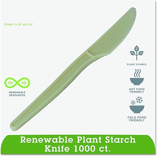 Miniatura 4 de Eco-Products EP-S001 - Cuchillo PSM, 7 pulgadas, color blanco, caja de 1000