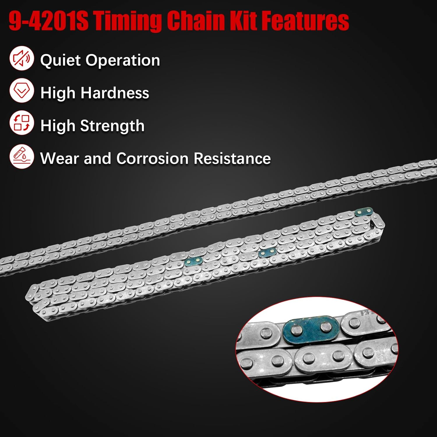 2.4 Timing Chain Kit w/Water Pump for Chevy Equinox Malibu for GMC Terrain 2011-2017,for Buick Regal Lacrosse Verano 2.2 2.4L Ecotec Timing Set w/VCT Selenoid Actuator Gear 9-4201S 12621505 90537632