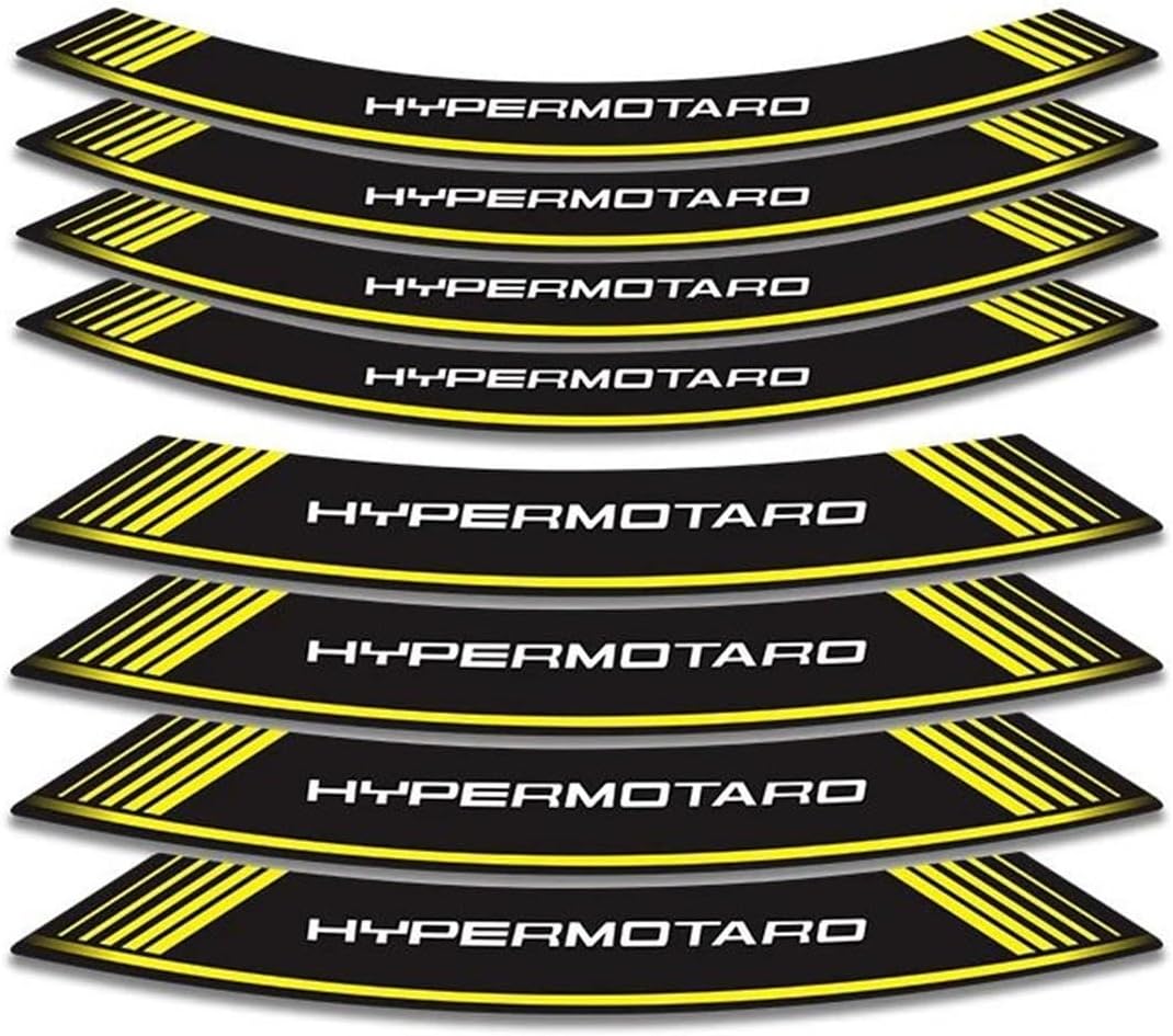 オートバイホイールステッカー ハブデカール リムストライプテープ