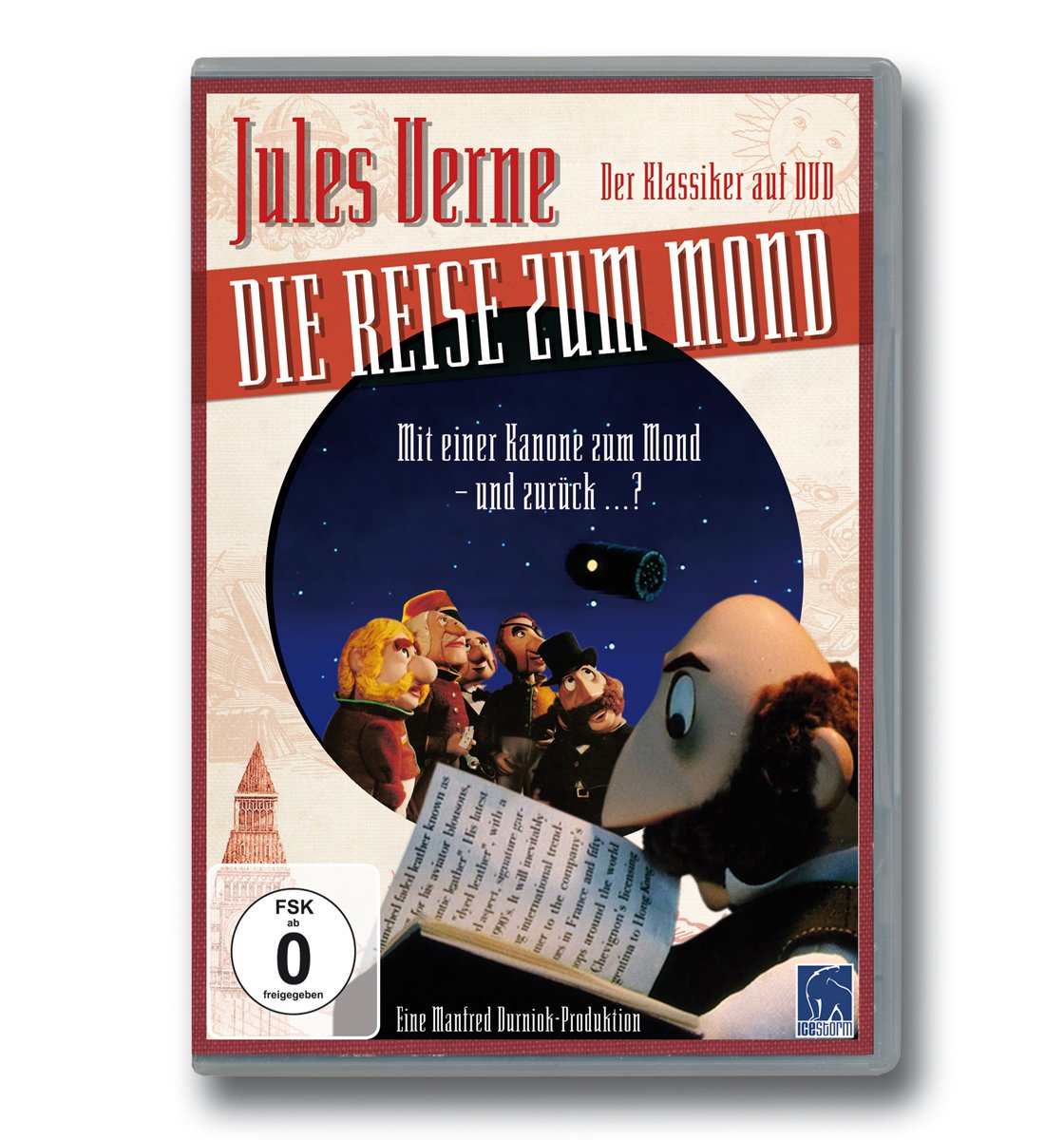 DVD Jules Verne Die Reise zum Mond importado de Alemania en versión original