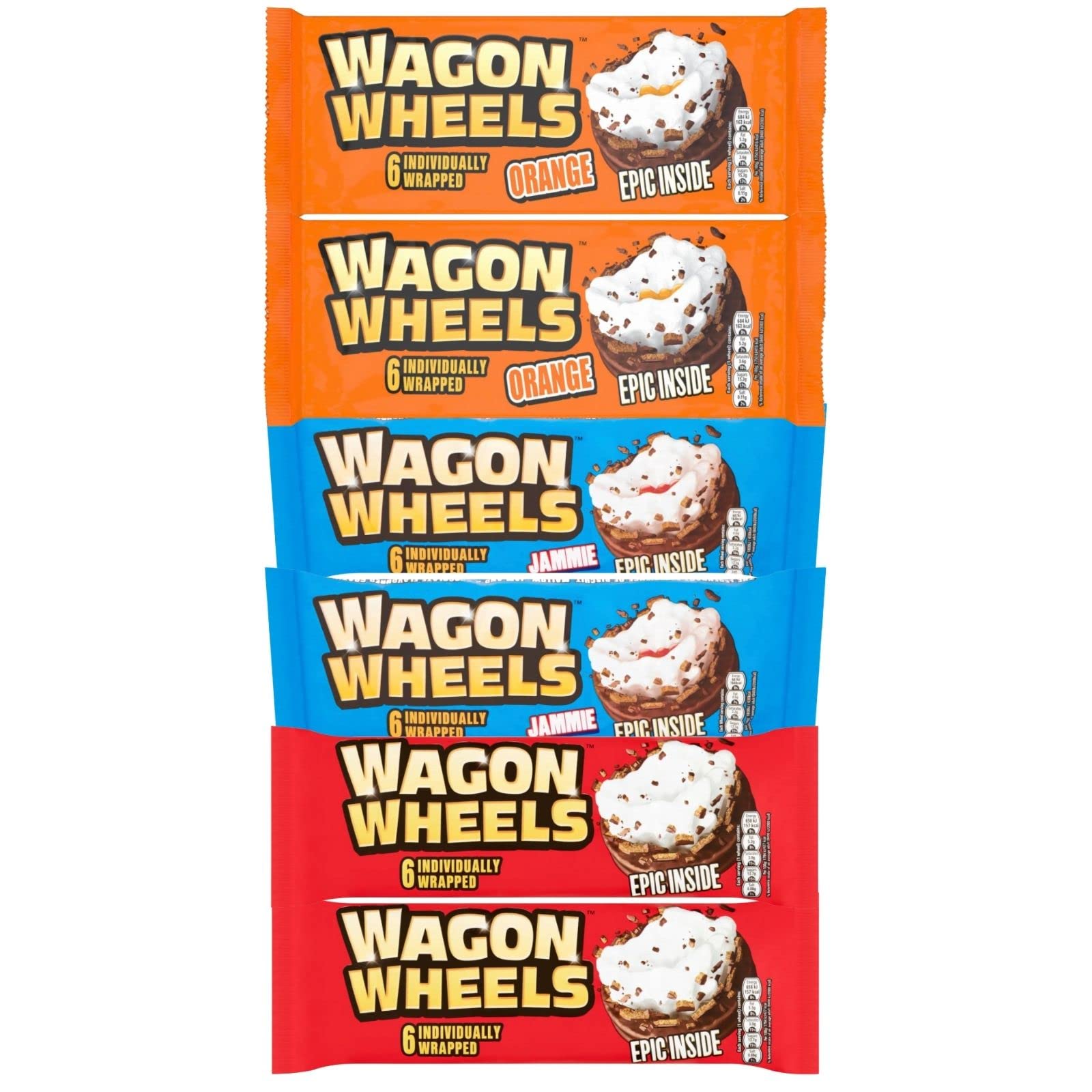 Buy Wagon Wheels Biscuits Bundle Wagon Wheels Orange x12 individual