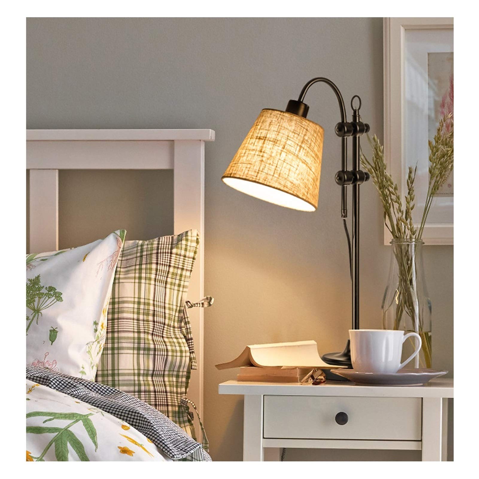 Lampa stołowa Amerykański styl biurko sypialnia lampa stołowa nocna Study salon lampa nocna regulowana lampa stołowa Lampa stołowa LED(B)