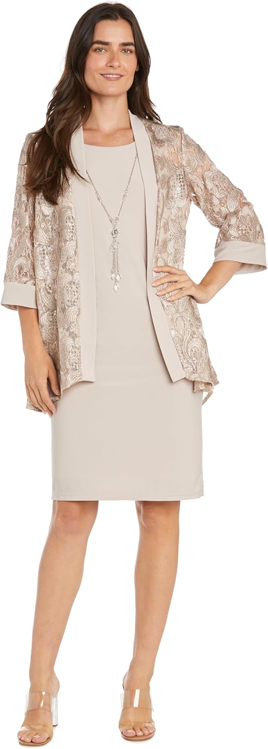 R&M Richards Women's One Size Glimmering Ensemble