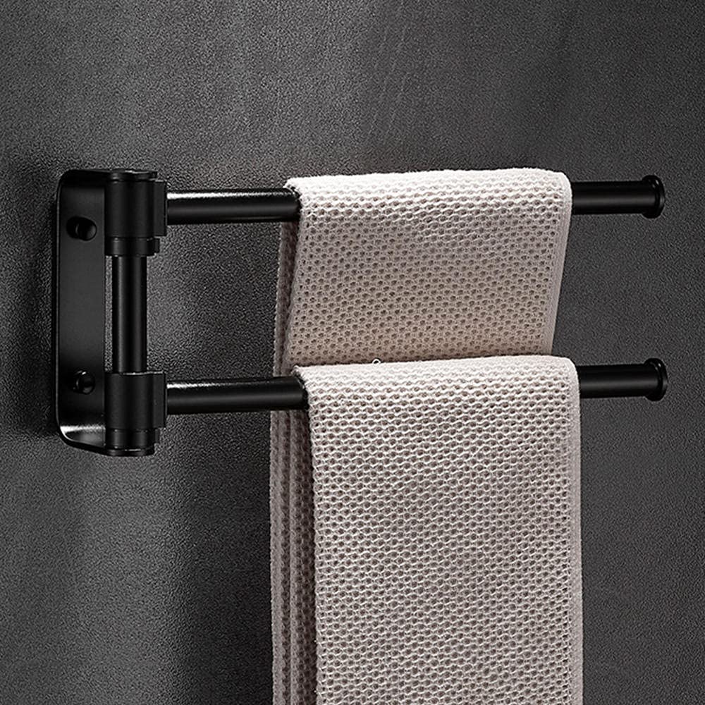 Porte-serviettes rotatif pliable contre le désordre de la cuisine