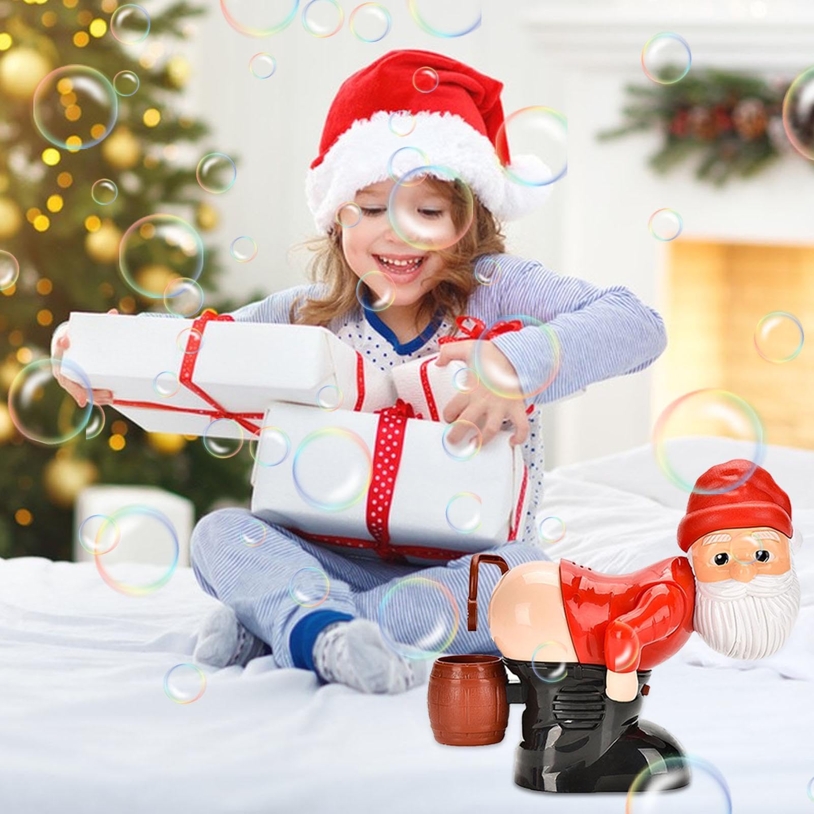 Machine à Bulles Portable Fabricant Automatique De Bulle De Bulle Mini Machine à Bulle à Télécommande électrique For Mariage Et Scène Pour Les Fêtes D'anniversaire En Intérieur Et En Extérieur (Color