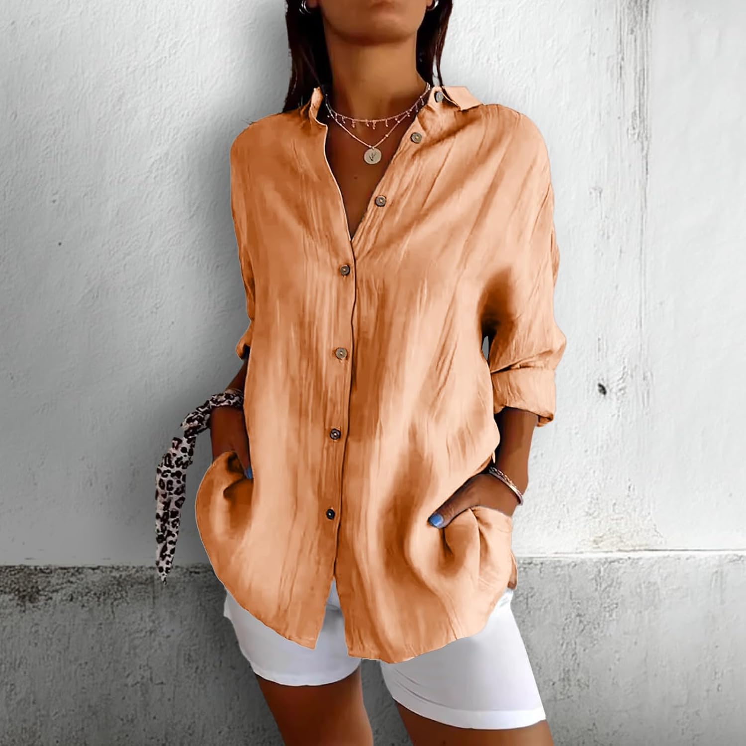 Vacation Tops for Women Hawaiian Boho Summer Floral Graphic Plus Size Flowing Blouse Fashion Trendy Outfits - Image 2