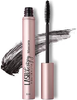 Growth Serum Infused Mascara, Smudge Proof & Waterproof, Natural For Sensitive Eyes, Volume & Length 6ml (Black)