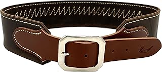 Hunter 1087-45M .45 Caliber Duke Style Cartridge Belt, Medium, Brown