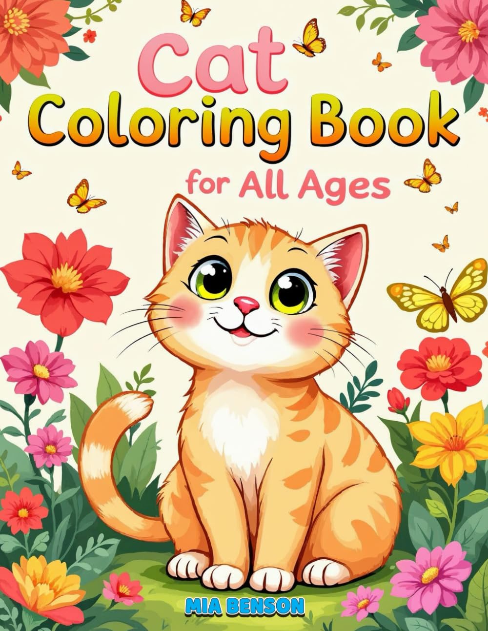 Cat Coloring Book for All Ages