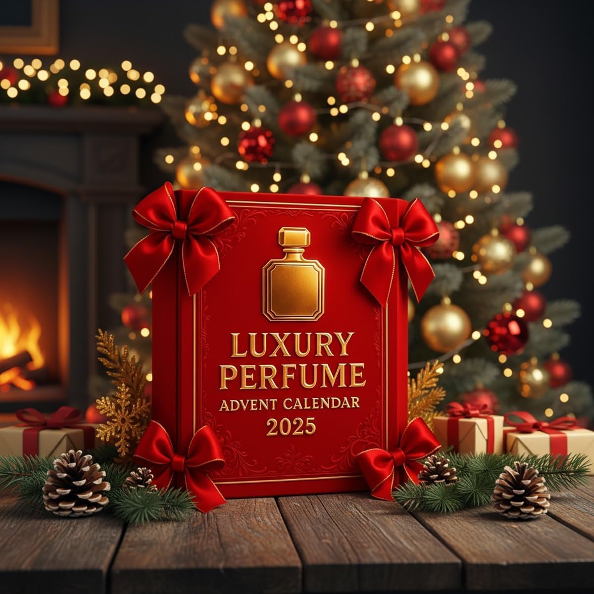 Calendario de Adviento de Perfume de Lujo 2025, Juego de Regalo de 24 Días, Fragancias de Diseñador para Mujeres y Hombres