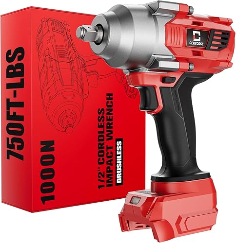 Miniatura 12 de Llave de impacto inalámbrica para batería Dewalt 250FT-LBS 3/8 pulgadas 340N.m Pistola de impacto compacta sin escobillas eléctrica incluye luz de