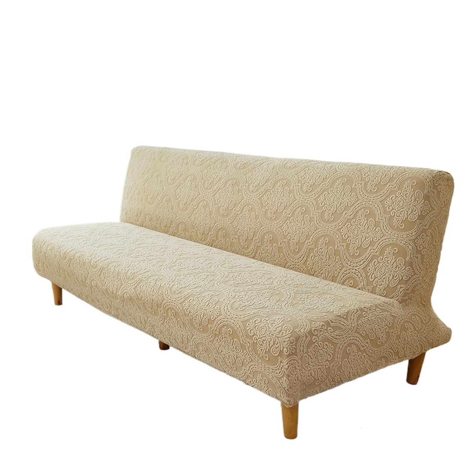 Housse de canapé sans accoudoir antitache pour rénover un futon usé ou taché facilement