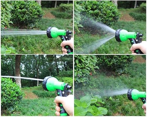 Miniatura 7 de Manguera de jardín expandible, manguera de agua expandible flexible, a prueba de fugas, sin torceduras, manguera de riego plegable al aire libre con