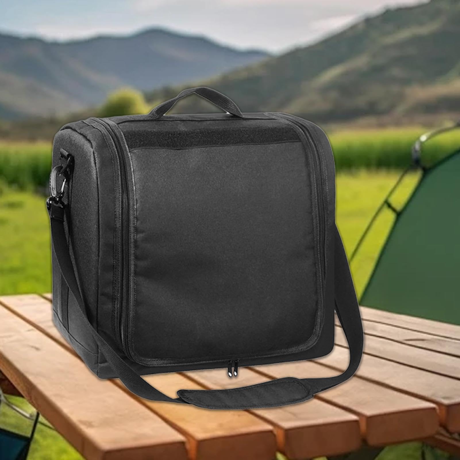 Estuche Viajero Para Sombreros Organizador De Gorras Con Asa De Mano Y | Portátil Bolsa de viaje para transportar gorras de béisbol