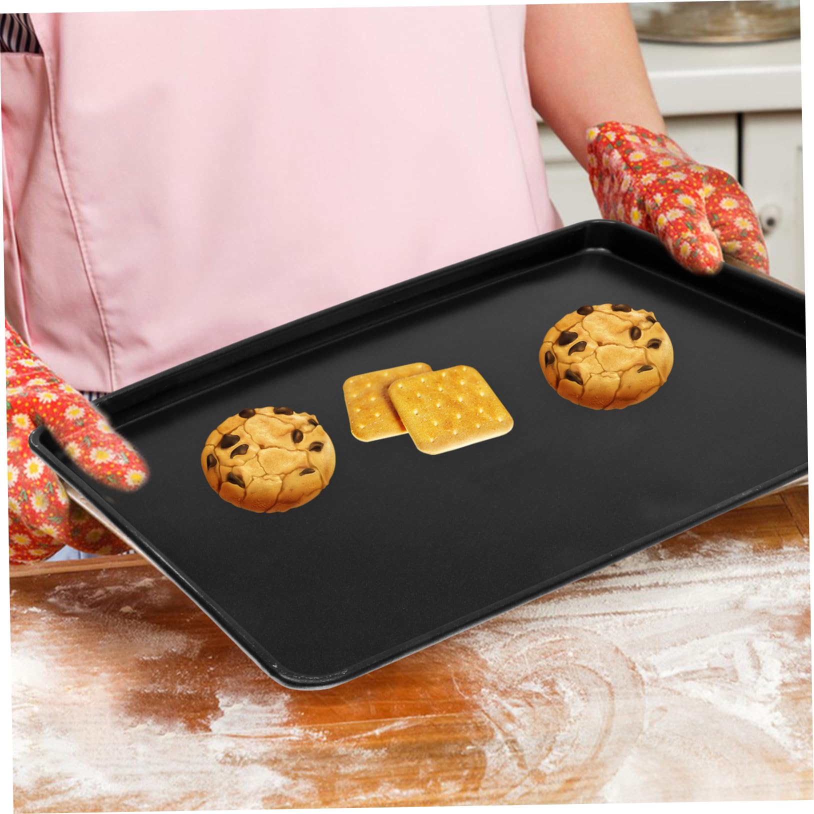 Teglie da Forno in Lega di Alluminio Teglie Antiaderenti per Pane e Dolci Riutilizzabili per Cucina