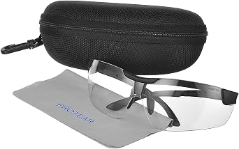 Anti Fog Safety Glasses for Eye Protection,Scratch Resistent Extra Clear Anti Glare CE ISO 12312-12103 Lens,Adjustable Temples,UV 400,ANSI Z87+ Rated Protective Goggles for Work