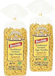 Bechtle Bavarian Style Spaetzle Egg Noodles 2 Pack - Authentic German Pasta for Easy Käsespätzle & Recipes